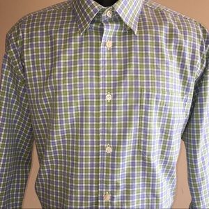 SALE Kenneth Roberts Platinum Button Down Shirt L